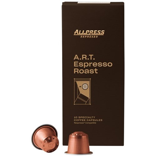 Allpress Espresso A.R.T. Espresso Roast Coffee Capsules, Box of 10