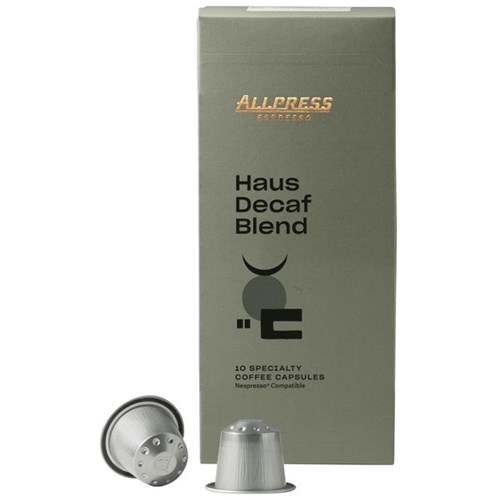 Allpress Espresso Haus Decaf Blend Coffee Capsules, Box of 10