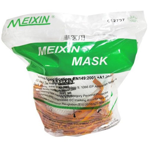 Meixin FFP2 MX2005 Cupped Respirator Masks, Box of 20