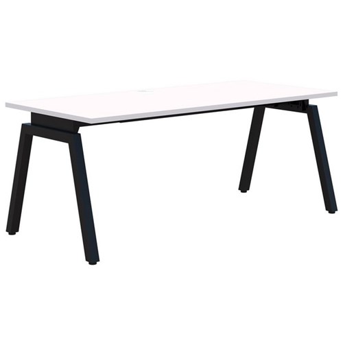 1200x800x725 Black Frame/White Top