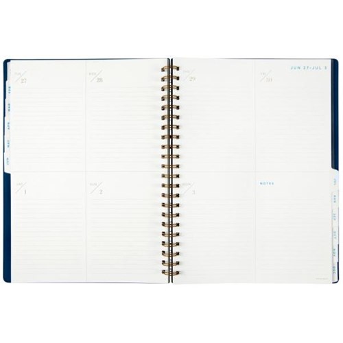 AtAGlance A4 Diary Planner Week/Month PU 2023 Navy OfficeMax NZ