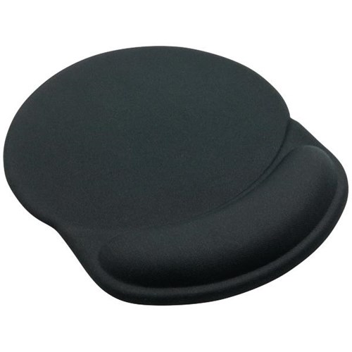 OfficeMax Mouse Pad & Wrist Rest Black OfficeMax NZ
