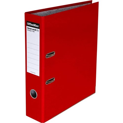 OfficeMax Lever Arch Board File A4 Red