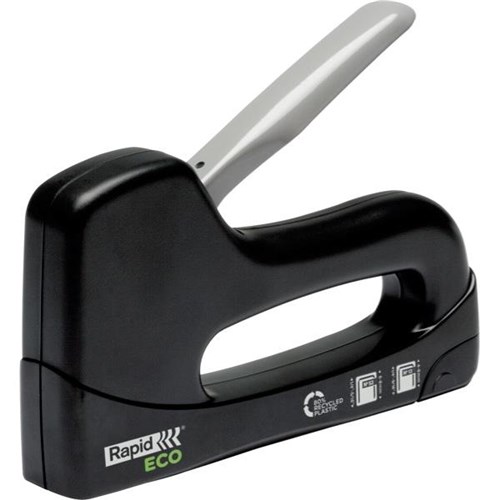Rapid Eco Recycled Staple Tacker Black OfficeMax NZ