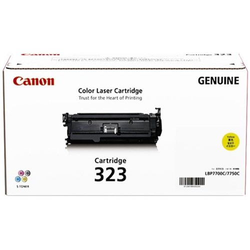Canon CART323Y Yellow Laser Toner Cartridge