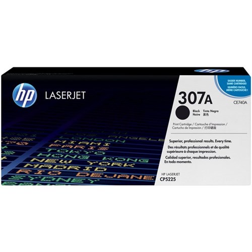 HP 307A Black Laser Toner Cartridge CE740A