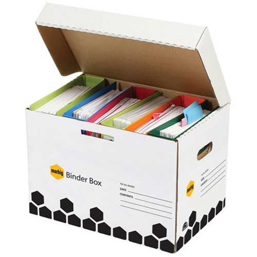 Marbig Archive Storage Box File for Lever Arch Files 480x330x340mm
