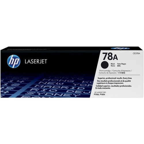 HP 78A Black Laser Toner Cartridge CE278A