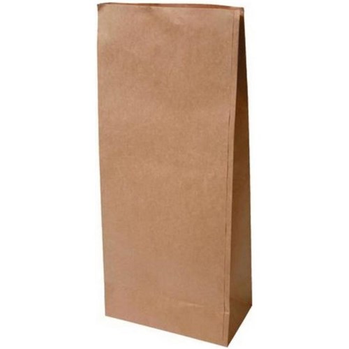 Block Bottom Paper Bags No.5 203x125x445mm Brown, Carton of 200
