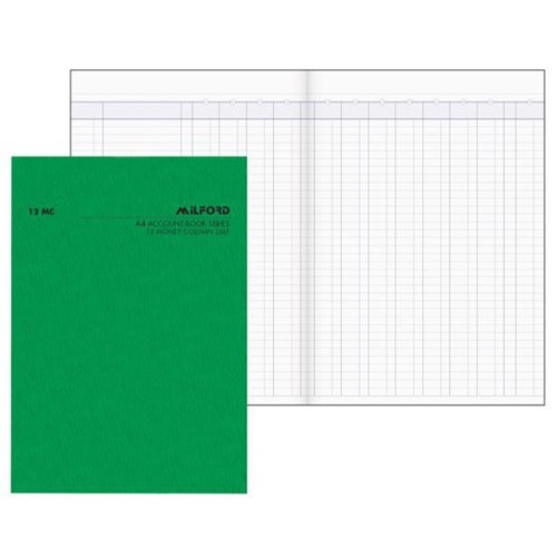 Milford 12MC A4 Series Analysis Book Limp Cover 26 Leaf