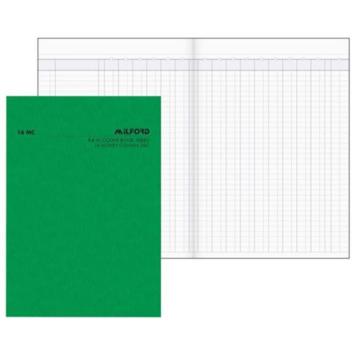 Milford 16MC A4 Series Analysis Book Limp Cover 26 Leaf