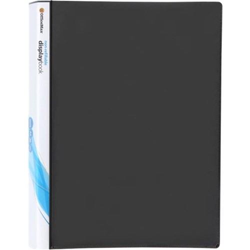 OfficeMax A4 Display Book Insert Cover 40 Pocket Black OfficeMax NZ