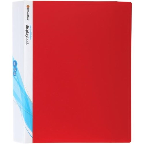 OfficeMax A4 Display Book 60 Pocket Red OfficeMax NZ