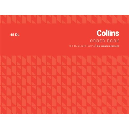 Collins 45DL Order Book NCR Duplicate Set of 100