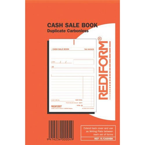 Rediform Cash Sale Book NCR Duplicate