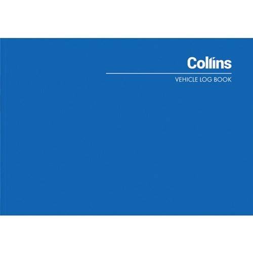 Collins Vehicle Log Book Limp Cover 24 Pages