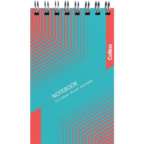 Collins SP35 Spiral Notebook Top Opening 36 Leaf 72 Pages