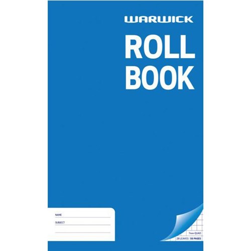 Warwick Roll Book 205x330mm 56 Pages