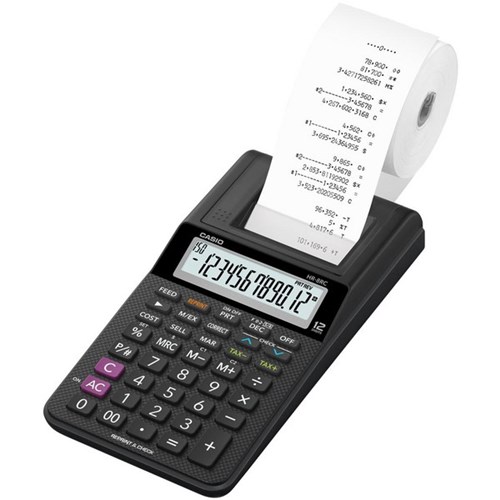 Casio HR8RC Printing Tax Calculator