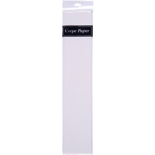 Crepe Paper 500mmx2m White