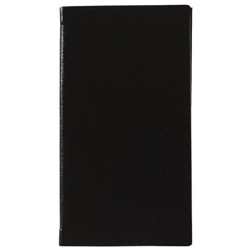 Collins CW7 Notebook Pocket Diary Week To View 2027 Black
