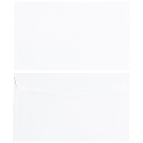 Croxley E8 Banker Envelopes Tropical Seal White 133011, Box of 500
