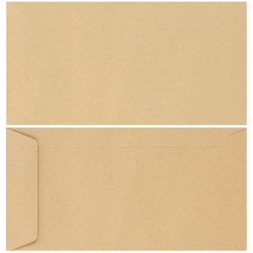 Croxley DLE Pocket Envelopes Tropical Seal Manilla 133277, Box of 500
