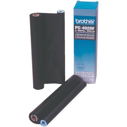 Brother PC-402RF Thermal Fax Cartridge Refills, Pack of 2