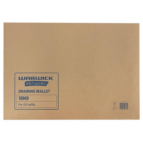 Warwick Artworx A3 Landscape Drawing Wallet 18N9