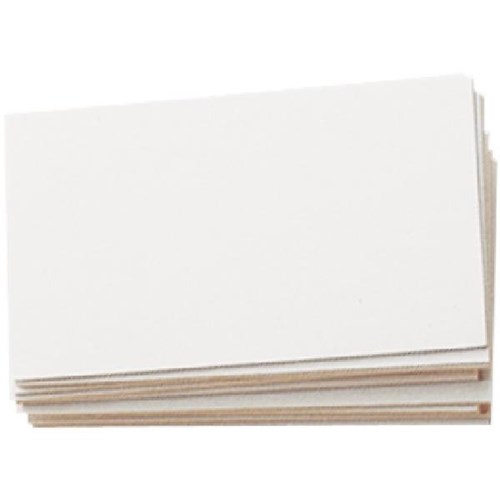 53U System Cards Plain 5x3 Inch 125x75mm, Pack of 100