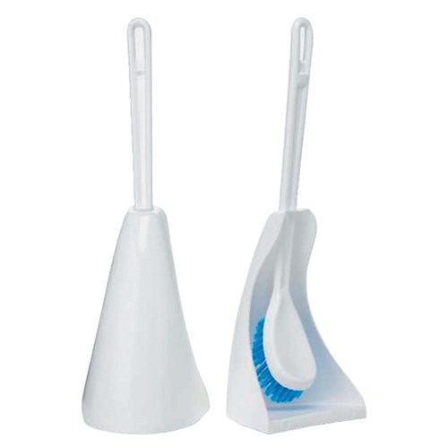 Raven Toilet Brush & Holder Eco Semi Enclosed OfficeMax NZ