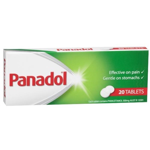 Panadol Tablets, Pack of 20 OfficeMax NZ