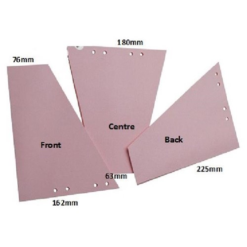 Triangle Divider Pink, Pack of 300