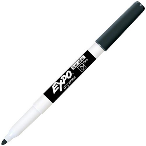 Expo Black Whiteboard Marker Fine Tip