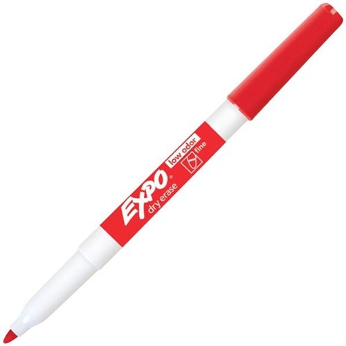 Expo Red Whiteboard Marker Fine Tip OfficeMax NZ