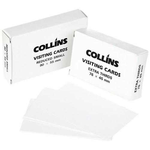 Visiting Cards 76x45mm, Pack of 52