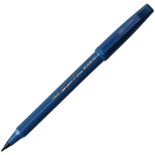 Pilot Sign Blue Fibre Pen 0.6mm Medium Tip