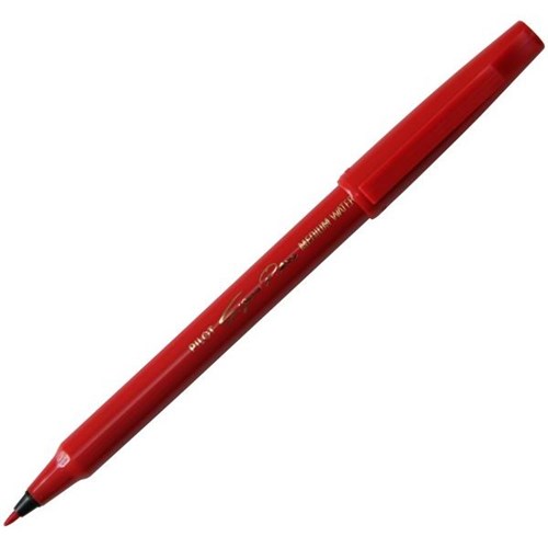 Pilot Sign Red Fibre Pen 0.6mm Medium Tip
