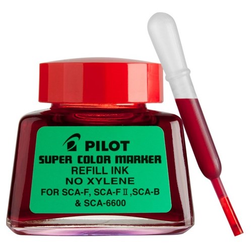 Pilot Super Color Red Marker Ink Refill Pot 30ml