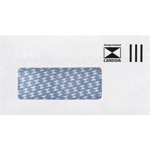 Candida E13 Postage Paid Window Envelopes Seal Easi White 133702, Box of 500