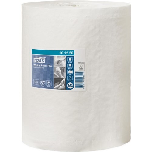 Tork M2 Centrefeed Wiper Roll White 2 Ply 159.5m 101250