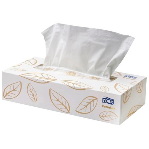Tork Premium Soft Facial Tissues 2 Ply, Box of 100