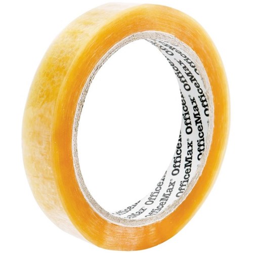 OfficeMax Cellulose Tape 18mm x 66m Clear