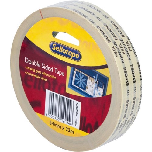 Sellotape 1205 Double Sided Tape 24mm x 33m