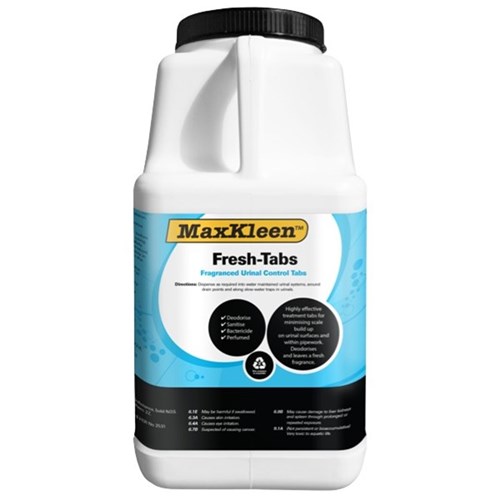 MaxKleen FreshTabs Urinal Blocks Cleaner 4kg OfficeMax NZ