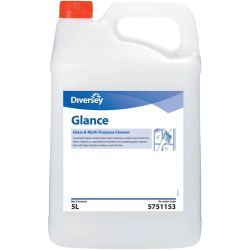 Diversey Glance Glass & Multipurpose Cleaner 5 Litre OfficeMax NZ