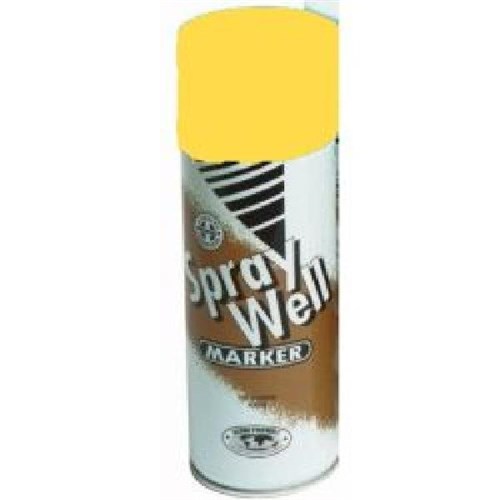 Spray Well Spray Paint Yellow 400ml OfficeMax NZ