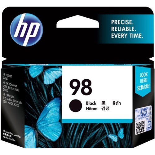 HP 98 Black Ink Cartridge High Yield C9364WA OfficeMax NZ