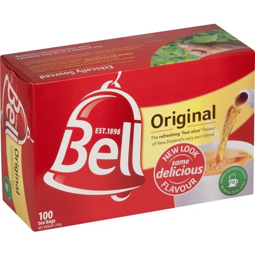 Bell Original Tagless Tea Bags, Box of 100