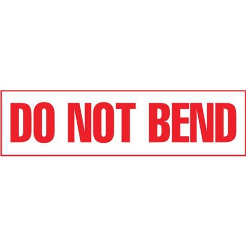 Shipping Label Do Not Bend 30x127mm, Box of 250